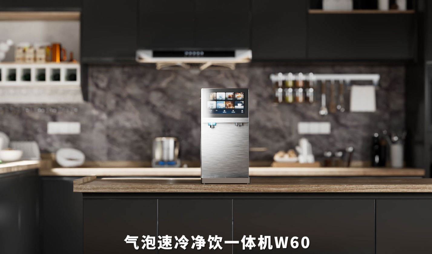 新一代氣泡RO速冷凈飲一體機(jī)